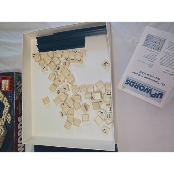 Milton Bradley 1997 UP WORDS 3-Dimensional Word Game COMPLETE! - Picture 8 of 10